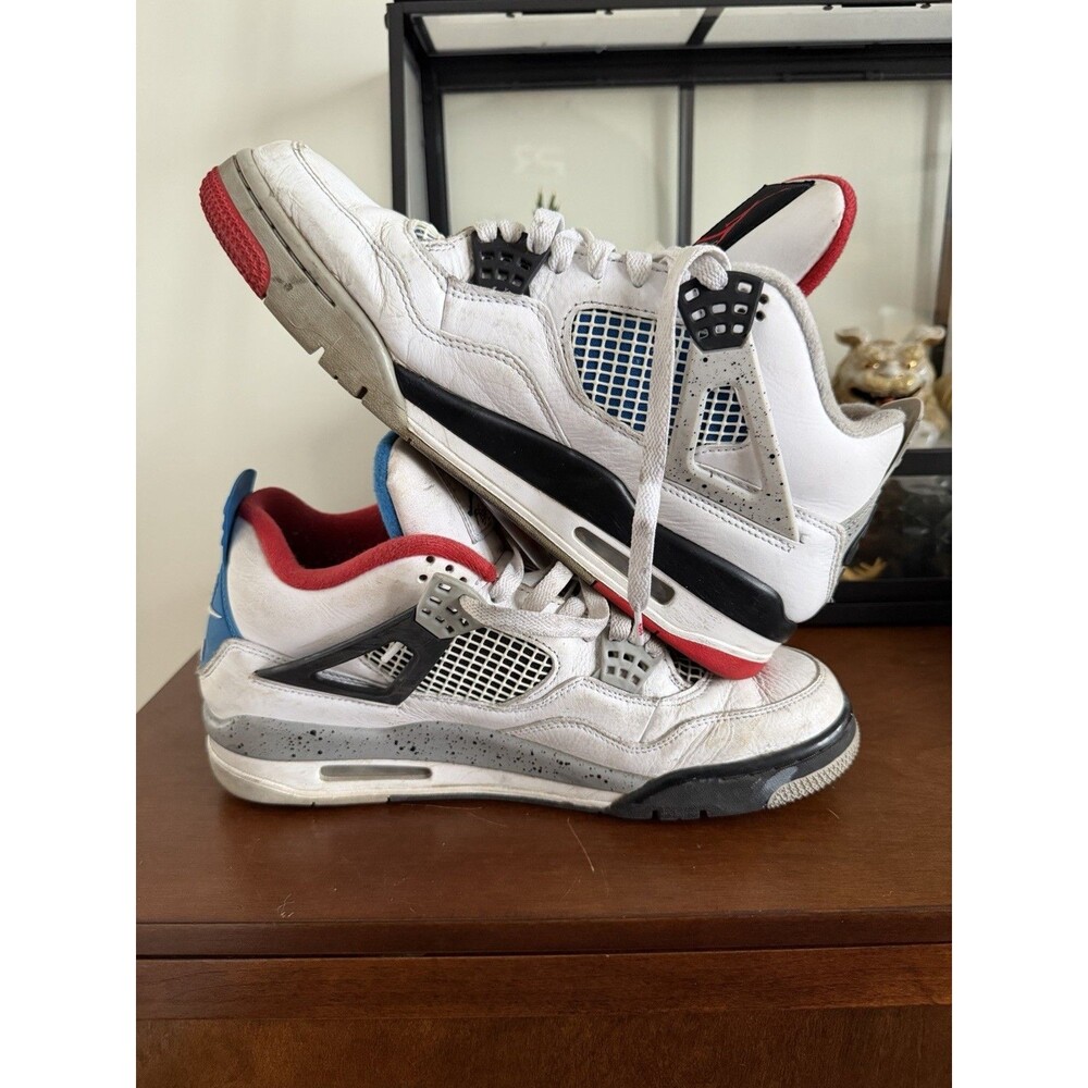 Size 10.5M - Red Nike Air Jordan 4 Retro SE "What The" - Picture 10 of 11
